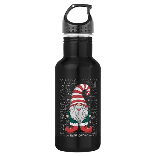 Match Gnome Family Matching Group Weihnachts-Party Edelstahlflasche (Vorderseite)