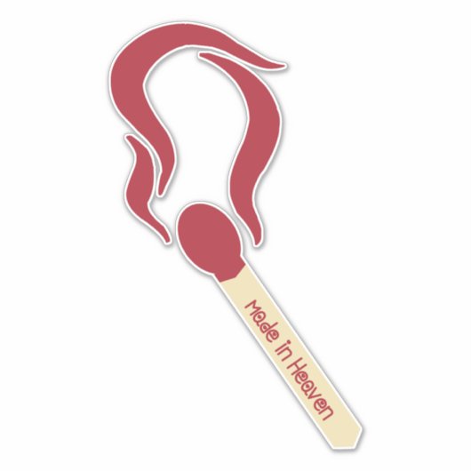 Match Made in Heaven Aufkleber (Vorderseite)