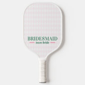 Match Made in Heaven Country Club Bridesmaid Gesch Pickleball Schläger (Vorderseite)