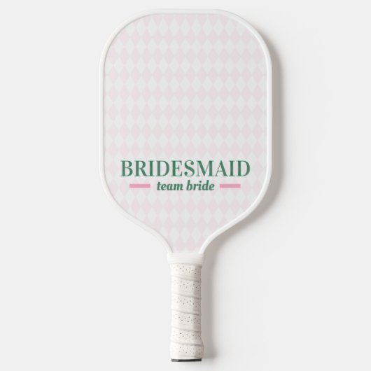 Match Made in Heaven Country Club Bridesmaid Gesch Pickleball Schläger (Vorderseite)