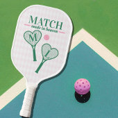 Match Made in Heaven Country Club Bridesmaid Gesch Pickleball Schläger