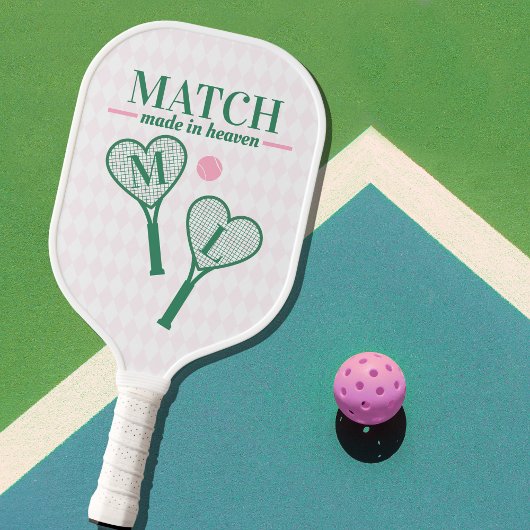 Match Made in Heaven Country Club Bridesmaid Gesch Pickleball Schläger