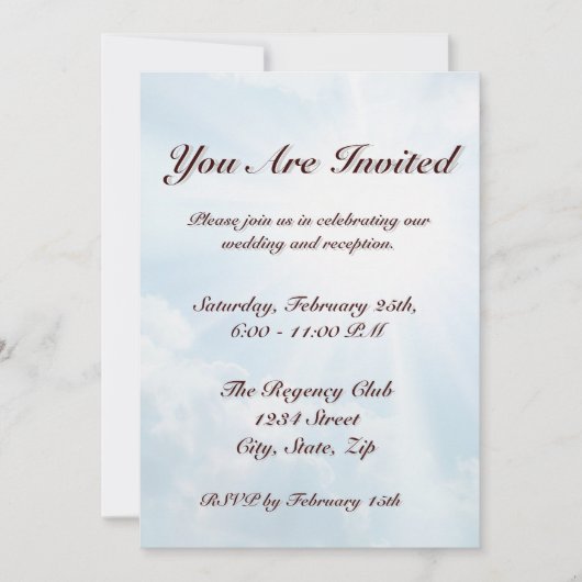 Match Made in Heaven Einladung (Vorderseite)