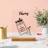 Match Made in Heaven Gastgeschenk Hochzeit Akrylli Acrylschild (Hochzeit)