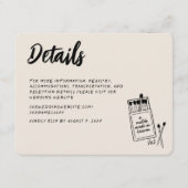 Match Made in Heaven Handwriting Enclosure Card Begleitkarte (Vorderseite)