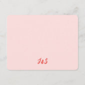 Match Made in Heaven Handwriting Enclosure Card Begleitkarte (Rückseite)