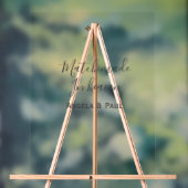 Match made in heaven name couple wedding simple  acrylschild (Neutral)