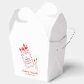 Match Made in Heaven Retro Red Polterabend Geschenkschachtel (Geöffnet)