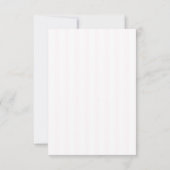 Match Made in Heaven Stripe Bridal Shower Invite Einladung (Rückseite)