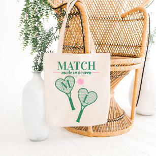 Match Made in Heaven Tennis Bachelorette Bride Tragetasche