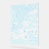 Match Made In Heaven Wedding Acrylschild (Winkel)