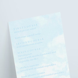 Match Made In Heaven Wedding Menükarte