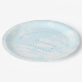 Match Made In Heaven Wedding Pappteller (Schrägansicht)