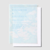 Match Made In Heaven Wedding Pergament Einladungen (Versetzt)