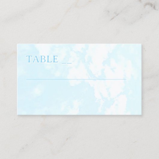 Match Made In Heaven Wedding Platzkarte (Vorderseite)