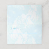 Match Made In Heaven Wedding Platzkarte (Außenseite Aufgefaltet)