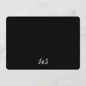 Match Made in Heaven Wedding Probe Dinner Begleitkarte (Rückseite)