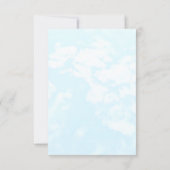 Match Made In Heaven Wedding RSVP Karte (Rückseite)