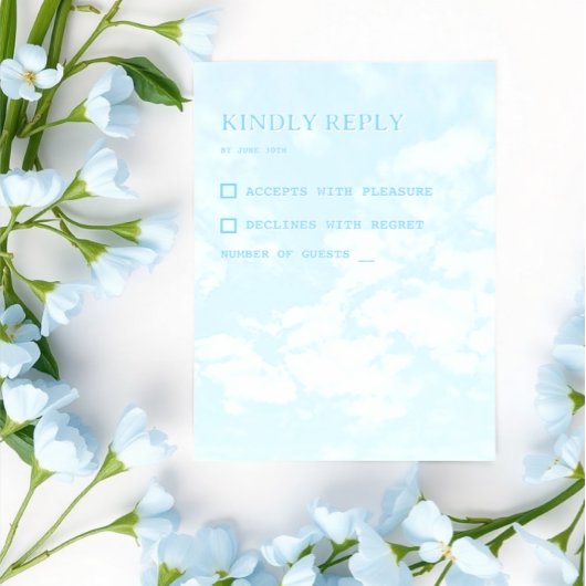 Match Made In Heaven Wedding RSVP Karte