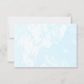 Match Made In Heaven Wedding RSVP Karte (Rückseite)