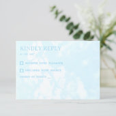 Match Made In Heaven Wedding RSVP Karte (Stehend Vorderseite)