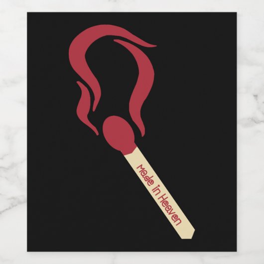 Match Made in Heaven Weinetikett (Einzelnes Label)