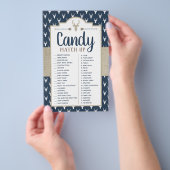 Match-Spiel, Baby Dusche Spiel Flyer (Handgriff)