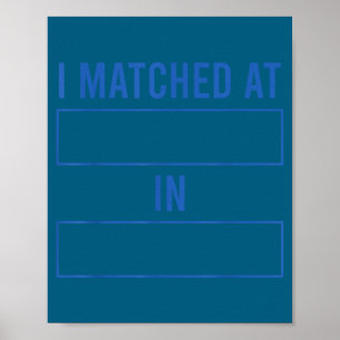 Match-Tag-Residenz 2026 Arzt übereinstimmend mediz Poster