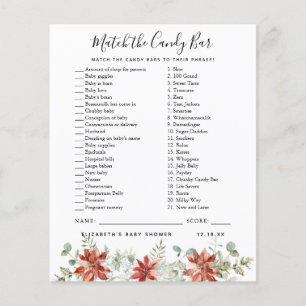 Match the Candy Bar Baby Showspiel