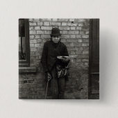 Match-Verkäufer. c.1900 Button (Vorderseite)