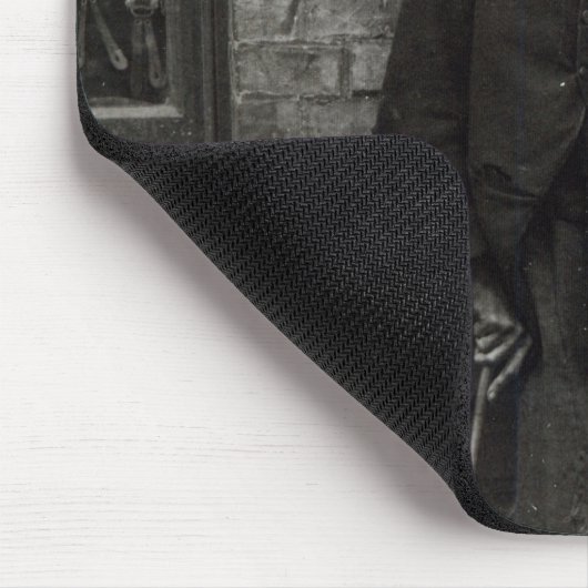Match-Verkäufer. c.1900 Mousepad (Ecke)