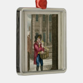 Match, Villenhaus Silbernes Ornament (Rechts)