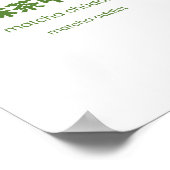 Matcha Addict - japanisches Matcha-Zitat Poster (Ecke)