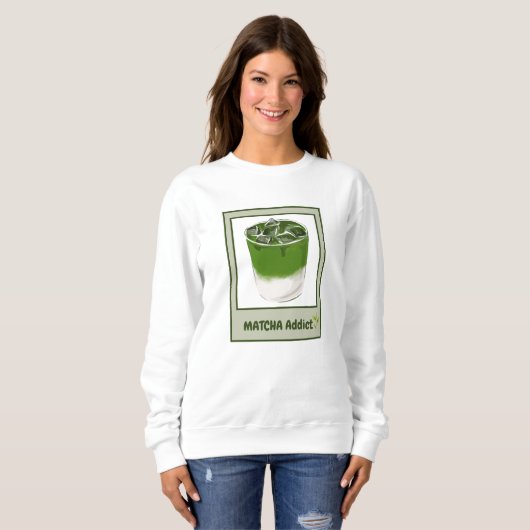Matcha Addict, Matcha Sweatshirt (Vorne ganz)