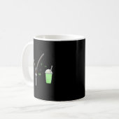 Matcha And Quarter Zips Meme Est 2025 Funny Gift M Kaffeetasse (Vorderseite Links)
