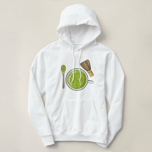 Matcha Aufkleber! Aufkleber Hoodie (Design vorne)