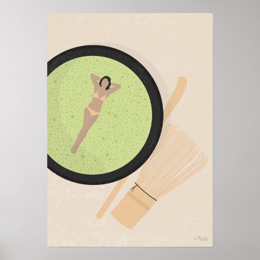 Matcha Bath Poster (Vorne)