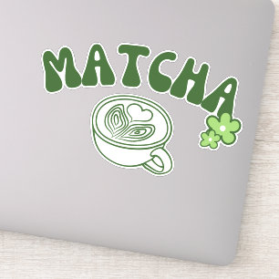 Matcha boba grüner Tee, Matcha Aufkleber