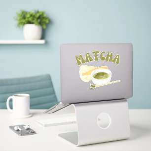 Matcha boba grüner Tee, Matcha Aufkleber