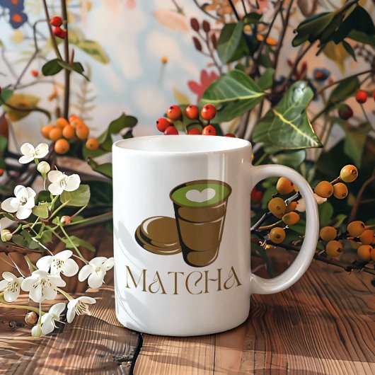 Matcha Boba Tea Kaffeetasse