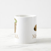 Matcha Boba Tea Kaffeetasse (Mittel)