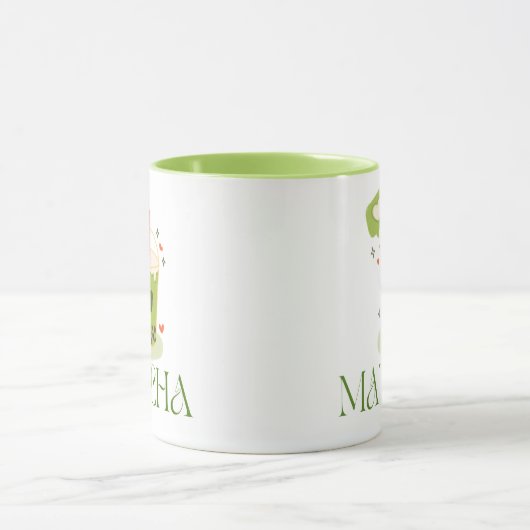 Matcha Boba Tea Tasse (Zentrum)