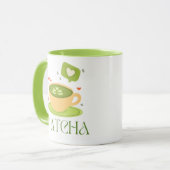 Matcha Boba Tea Tasse (Vorderseite Links)