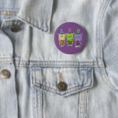 Matcha boba Teegrüngetränkmilch Button (Beispiel)