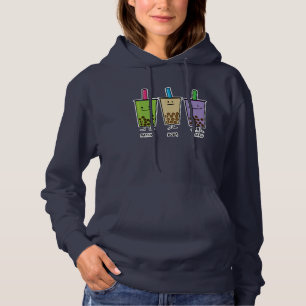 Matcha boba Teegrüngetränkmilch Hoodie