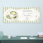 Matcha-Brautparty-Banner Sie für Sie Banner (Messe)