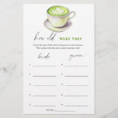 Matcha Brautparty Wie alt waren sie bridal (Vorderseite)