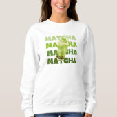 Matcha Bubble Tea Sweatshirt (Vorderseite)