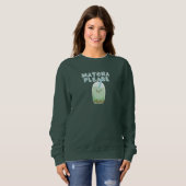 Matcha Bubble Tea Sweatshirt (Vorne ganz)