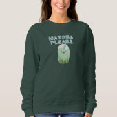 Matcha Bubble Tea Sweatshirt (Vorderseite)